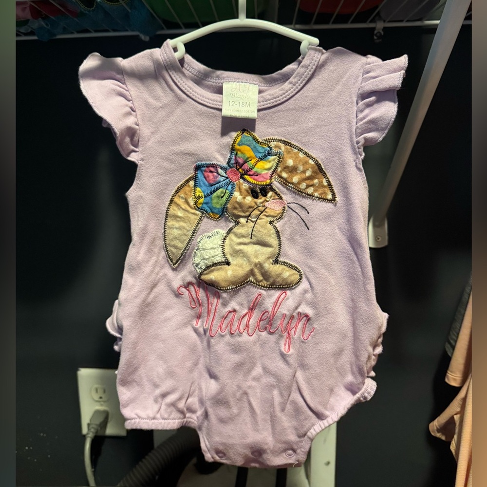 “Madelyn” bunny outfit